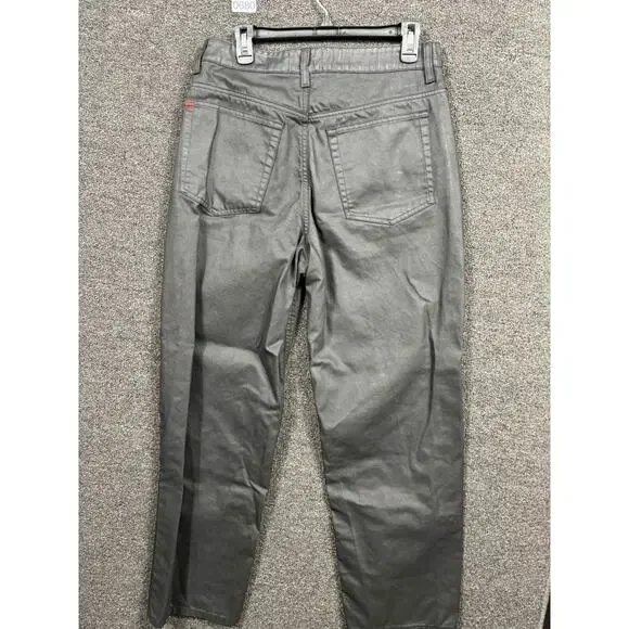 Urban Outfitters Baggy Jeans Womens Size 30W Black High Rise Denim Stretch Y2K - Picture 2 of 11